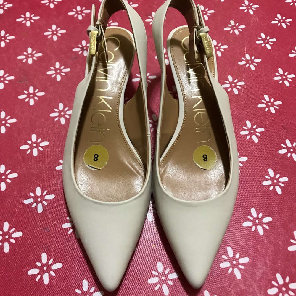 Calvin Klein Nude Heels